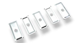 Zwora ściany tylnej – płytka 22 × 10 mm, stal nierdzewna. - 3