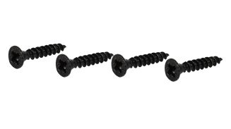 Czarne wkręty stożkowe 3,5×20 mm – zestaw 20 sztuk. - 2