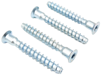 Konfirmat meblowy 7 × 50 mm – uniwersalny wkręt do połączeń płyt. - 2