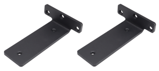 Wspornik półki LOFT typu T 200 × 100 × 50 mm, stalowy, czarny mat. - 6