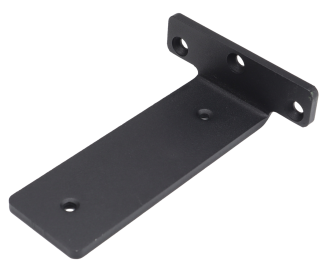 Wspornik półki LOFT typu T 200 × 100 × 50 mm, stalowy, czarny mat. - 3