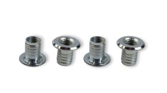 Mufa wbijana M10 x 17 mm, z kołnierzem do stopek meblowych - 3