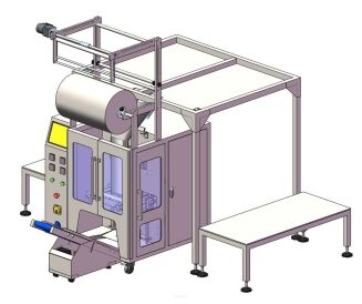 Stół 520 do konfekcji ręcznej ze zgrzewarką 2 stanowiskowy - 3