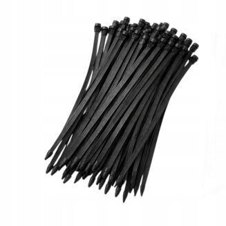 Opaski zaciskowe 4,8 × 500 mm czarne – trytytki kablowe nylon PA – 100 szt. - 3