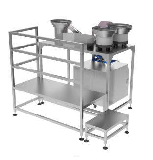 Maszyna, automat pakujący z 3 podajnikami + dorzut ręczny - 2