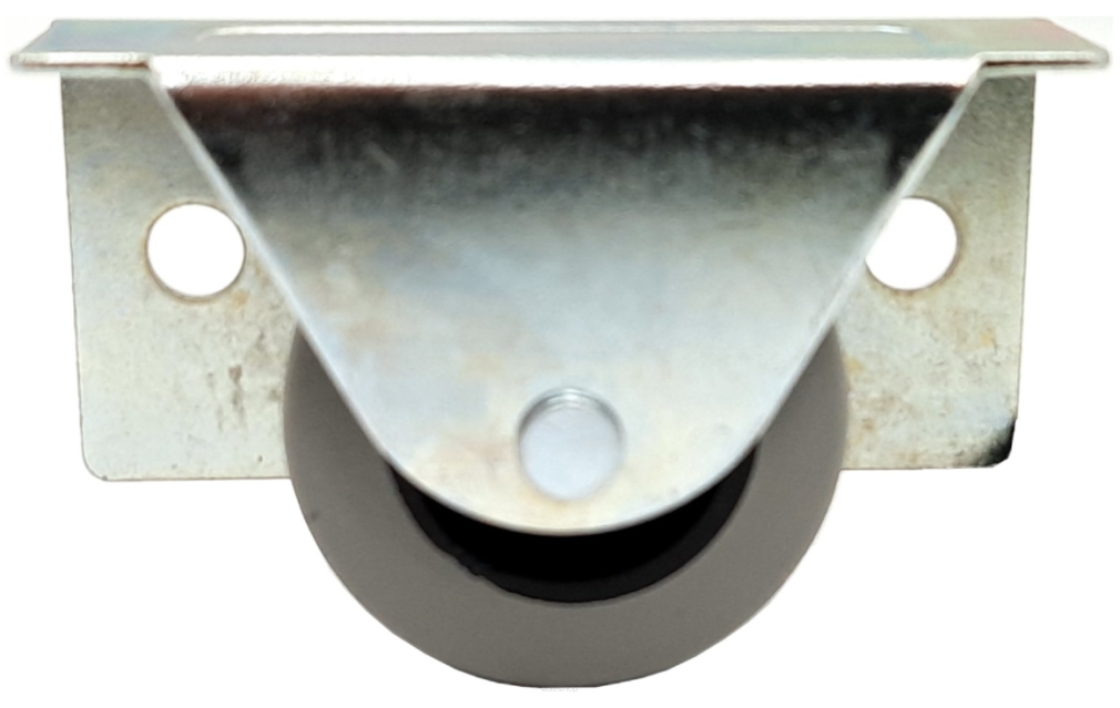 Kółko meblowe fi 35 mm rolka boczna gumowa H 40 mm.