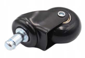 Kółko meblowe kauczukowe Ø 50 mm z trzpieniem montażowym 11 × 22 mm, łożyskowane. - 3