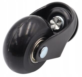 Kółko meblowe kauczukowe Ø 50 mm z trzpieniem montażowym 11 × 22 mm, łożyskowane. - 2