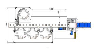 Maszyna, automat pakujący z 4 podajnikami + dorzut ręczny 2 stanowiskowy z wagonikami - 5