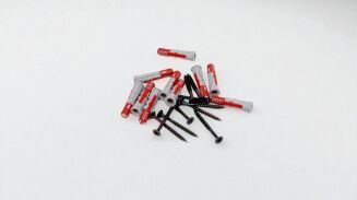 Kołki rozporowe 8x40 mm Fischer DUO POWER + wkręty 4,5 x 45 mm. (10 szt.) - 2