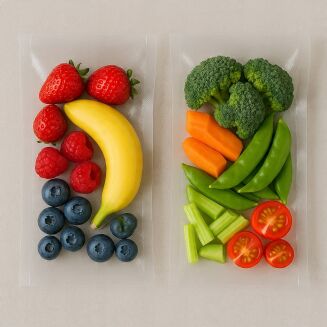 Worki próżniowe moletowane 20×25 cm – 50 szt., PA/PE, do pakowania i sous-vide. - 6