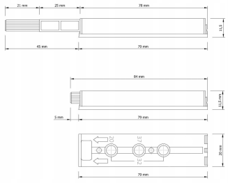 Odbojnik PUSH-TO-OPEN Titus z magnetyczną końcówką. - 4