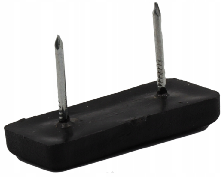 Ślizgacz meblowy podwójny z gwoździem stopka mebla.