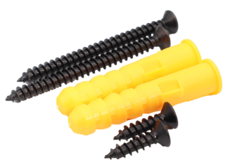 Zestaw 2× wsporników półki LOFT L180 × 100 × 38 mm – czarny mat + zestaw montażowy. - 3