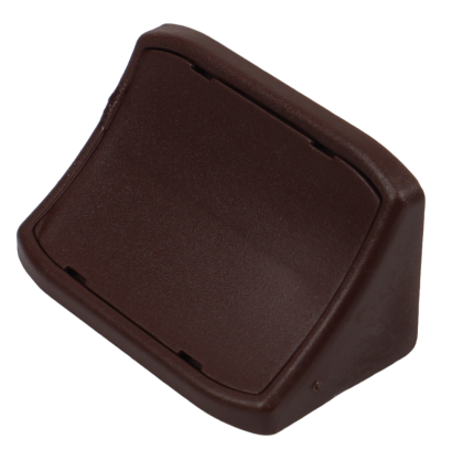 Kątownik podwójny z zaślepką – podpórka do półki, komandorek ciemny brąz.