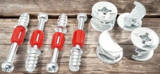 Złącze meblowe mimośrodowe 28 mm, z trzpieniem euro 6 mm (mimośród 15×12 mm) 20 szt. - 3