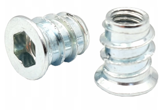 Stopka meblowa M10×25 mm + Mufa wkręcana M10×20 mm, zestaw 20 szt. - 3