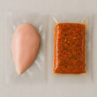 Worki próżniowe moletowane 28×40 cm – 50 szt., PA/PE, do pakowania i sous-vide. - 8